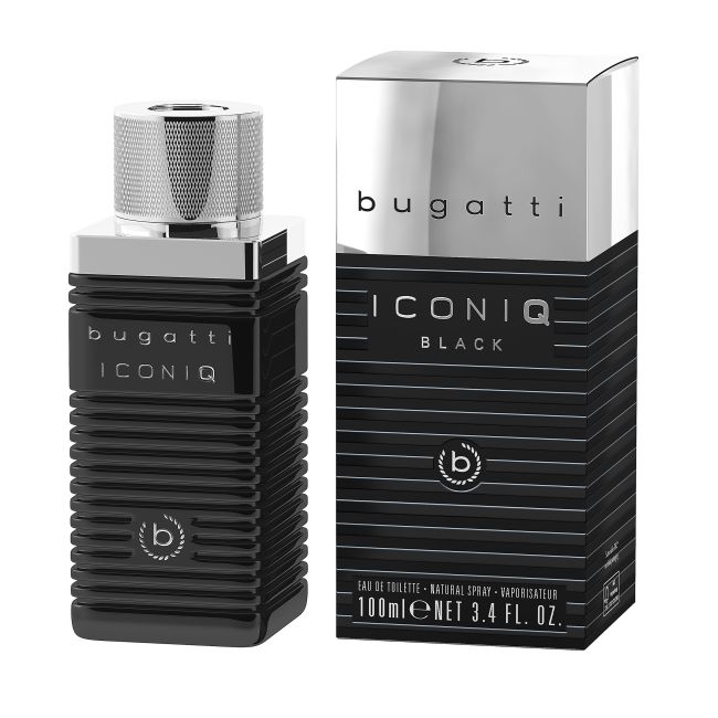 BUGATTI ICONIQ BLACK parfumuotas vyrų vanduo, 100 ml