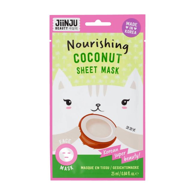 JIINJU NOURISHING COCONUT veido kaukė, 25 ml