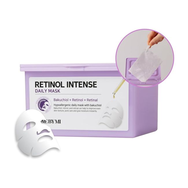 SOME BY MI RETINOL INTENSE DAILY veido kaukės (30 vnt.)
