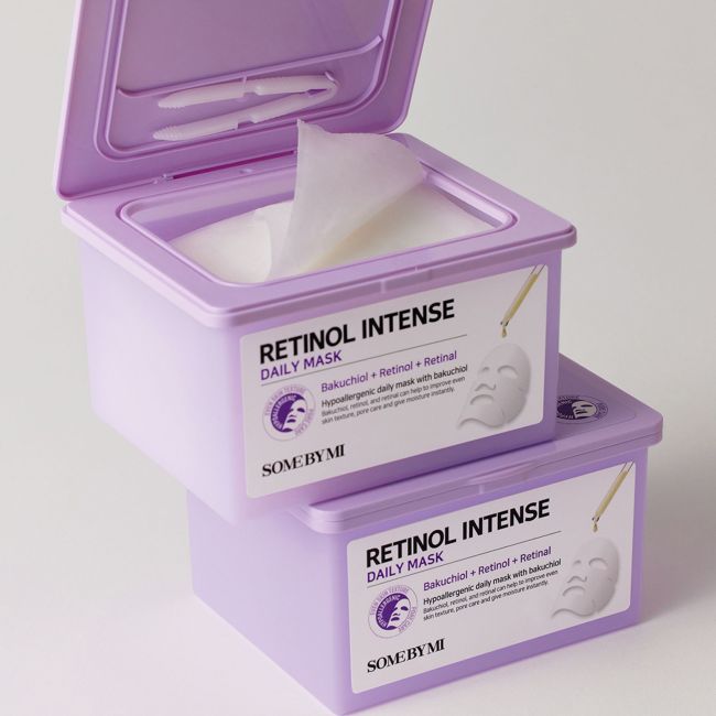 SOME BY MI RETINOL INTENSE DAILY veido kaukės (30 vnt.)