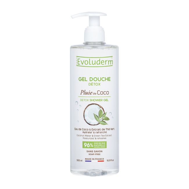 EVOLUDERM PLUIE DE COCO dušo želė, 500 ml