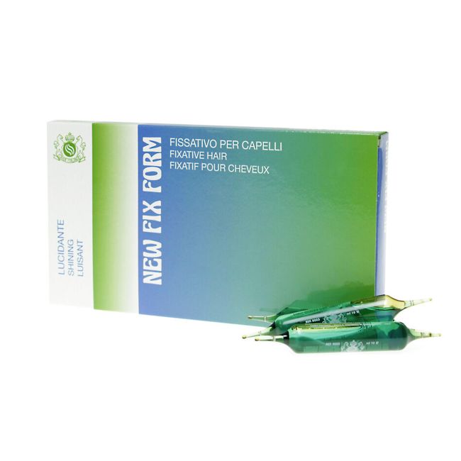 LINEA ITALIANA NEW FIX FORM fiksuojamasis plaukų losjonas ampulėse (12 x 10 ml)