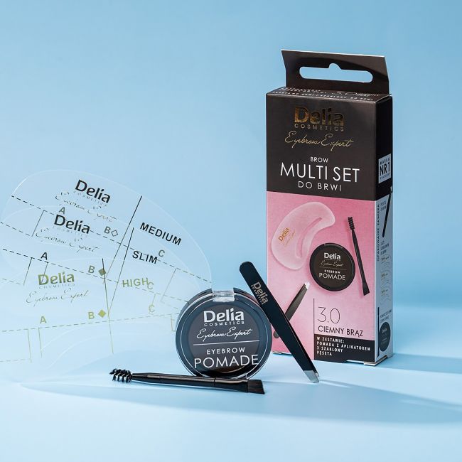 DELIA EYEBROW EXPERT GRAFITOWA CZERN antakių priežiūros rinkinys