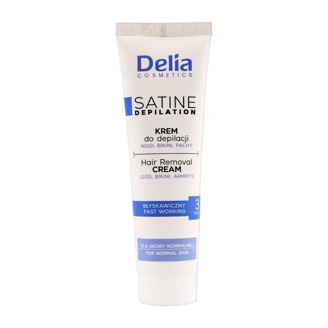 DELIA SATINE DEPILATION FAST WORKING depiliacinis kūno kremas, 100 ml