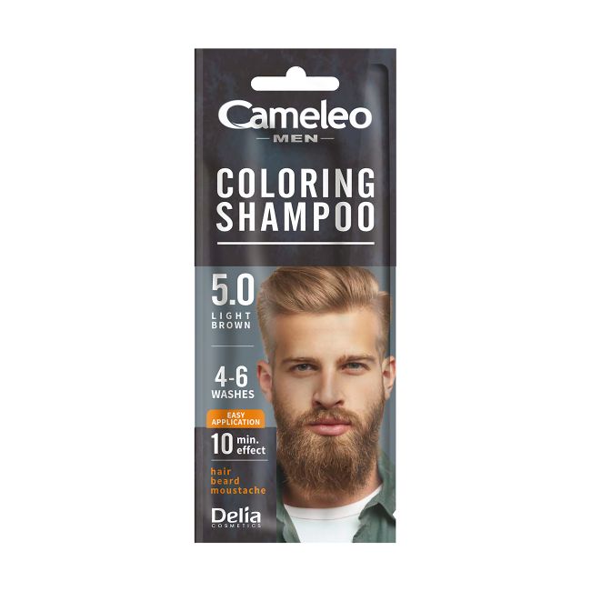 CAMELEO MEN COLORING dažomasis vyrų plaukų šampūnas, 15 ml