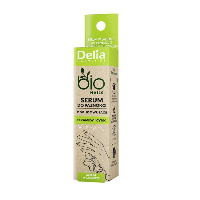 DELIA BIO NAILS CERAMIDYY I CYNK nagų serumas, 11 ml