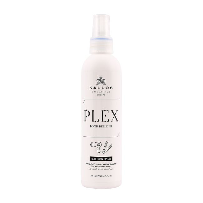 KALLOS PLEX BOND BUILDER FLAT IRON plaukų tiesinimo purškiklis, 200 ml