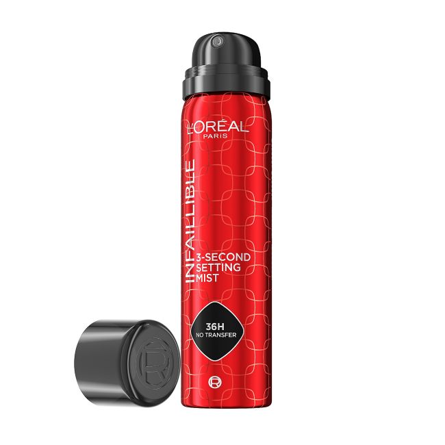 L'OREAL INFAILLIBLE 3-SECOND SETTING makiažą fiksuojantis purškiklis, 75 ml