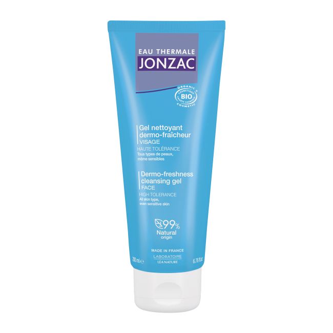 EAU THERMALE JONZAC DERMO-FRESHNESS valomoji veido želė, 200 ml