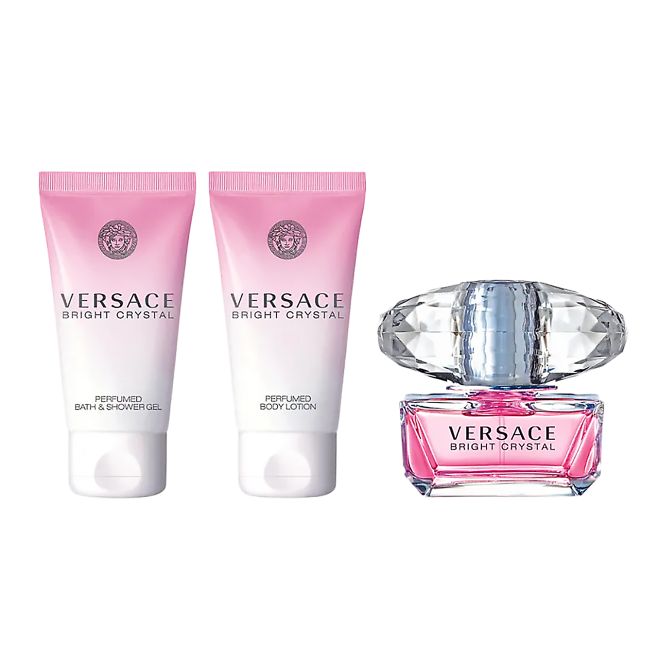 VERSACE BRIGHT CRYSTAL moterų kosmetikos rinkinys
