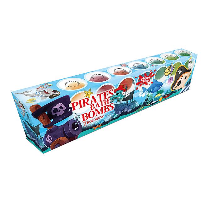 CHLAPU CHLAP PIRATES vonios burbulų rinkinys (7 x 50 g)