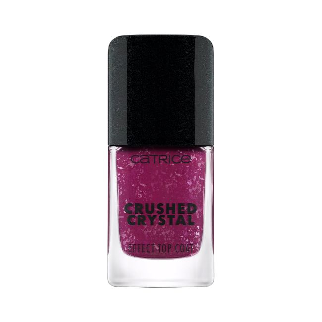 CATRICE CRUSHED CRYSTAL EFFECT TOP COAT viršutinis nagų lako sluoksnis, 10,5 ml