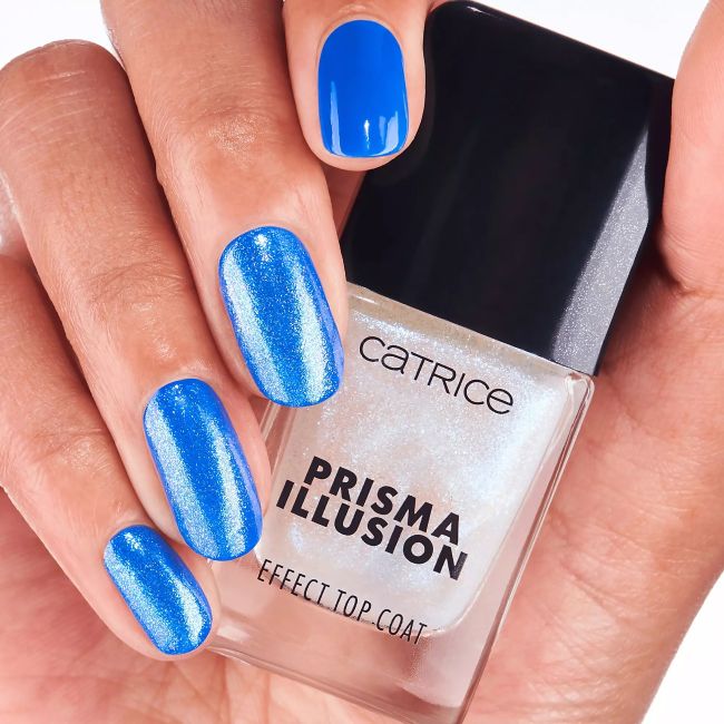 CATRICE PRISMA ILLUSION EFFECT TOP COAT viršutinis nagų lako sluoksnis, 10,5 ml