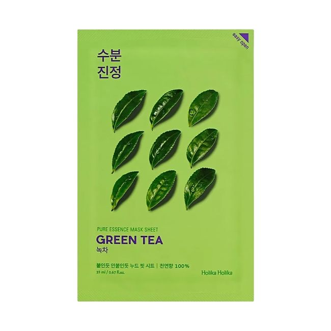 HOLIKA HOLIKA GREEN TEA lakštinė veido kaukė, 23 ml