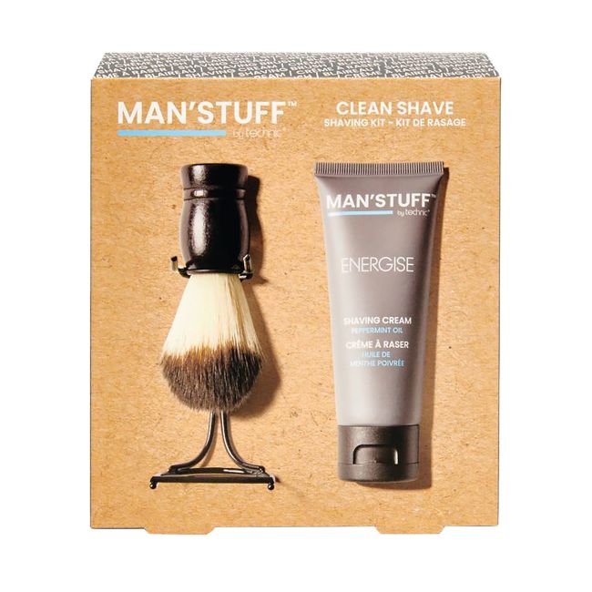 TECHNIC MAN'STUFF CLEAN SHAVE vyrų skutimosi rinkinys