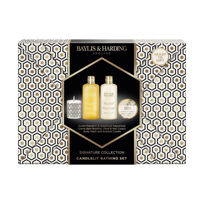 BAYLIS & HARDING CANDLELIT BATHING SET dovanų rinkinys