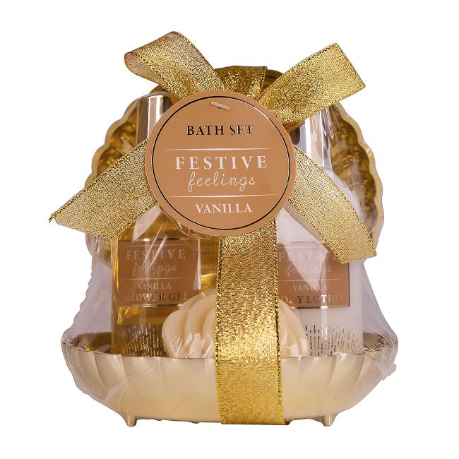ACCENTRA FESTIVE FEELINGS VANILLA vonios priemonių rinkinys