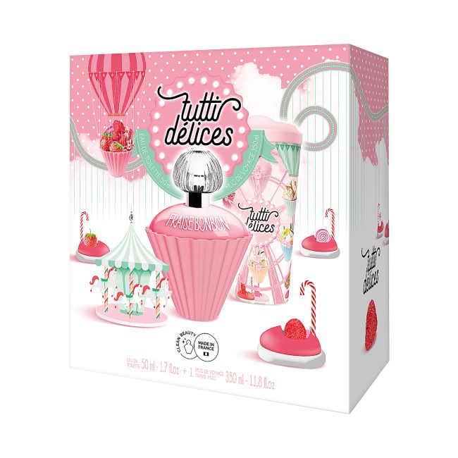 TUTTI DELICES FRAISE BONBON moterų kosmetikos rinkinys