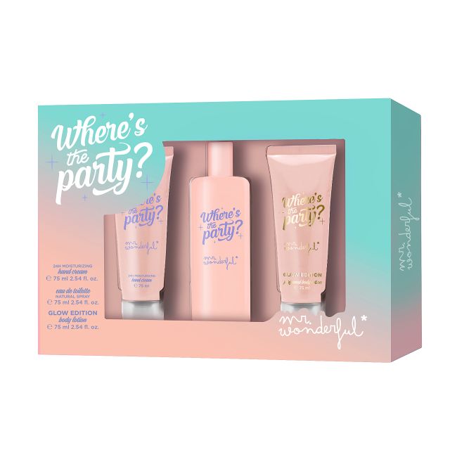 MR.WONDERFUL WHERE'S THE PARTY moterų kosmetikos rinkinys