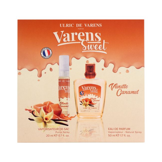ULRIC DE VARENS PARIS VARENS SWEET VANILLE CARAMEL moterų kosmetikos rinkinys