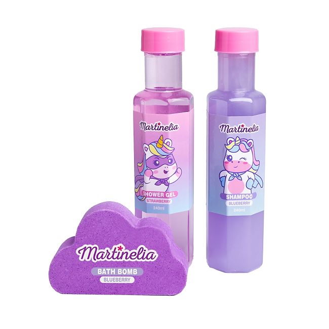 MARTINELIA LITTLE UNICORN vaikų vonios priemonių rinkinys