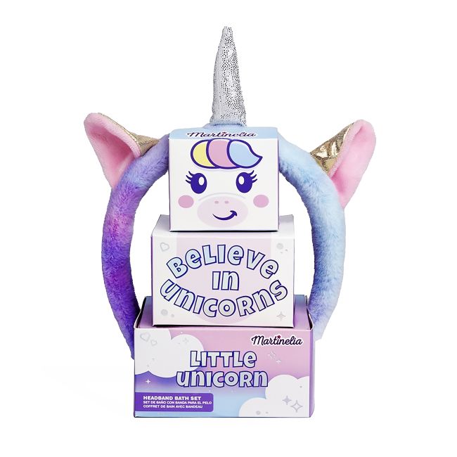 MARTINELIA LITTLE UNICORN HEADBAND BATH vaikų dovanų rinkinys
