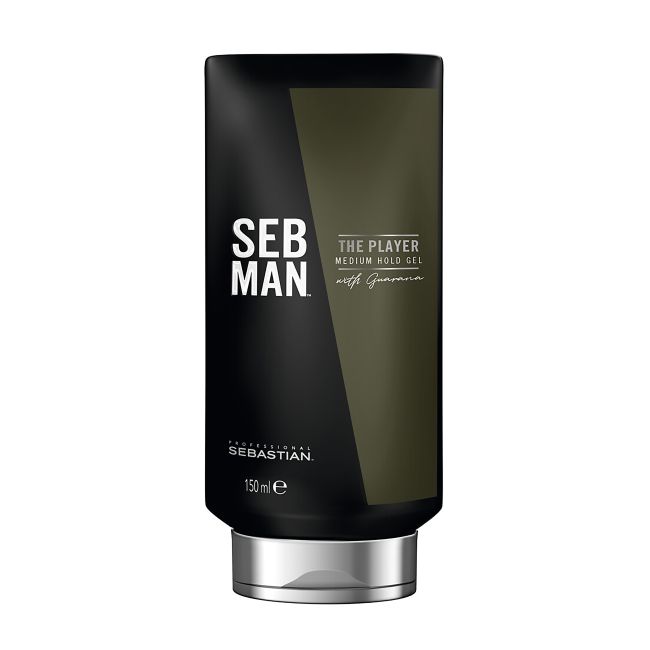 SEBASTIAN PROFESSIONAL SEB MAN THE PLAYER vidutinės fiksacijos plaukų želė, 150 ml