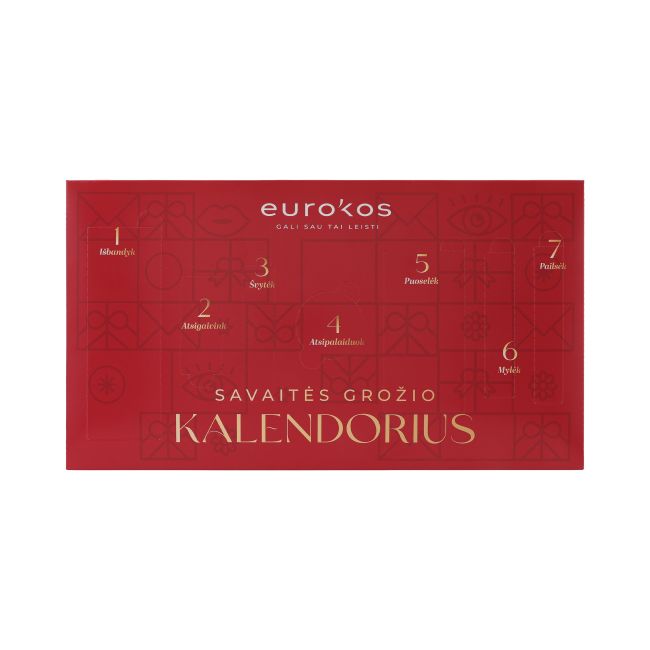 Savaitės grožio kalendorius