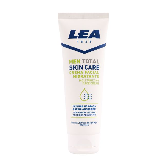 LEA MEN TOTAL SKIN CARE MOISTURIZING vyrų veido kremas, 75 ml