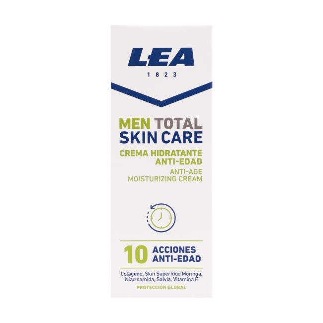 LEA MEN TOTAL SKIN CARE MOISTURIZING vyrų veido kremas, 50 ml