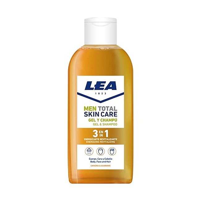 LEA MEN TOTAL SKIN CARE 3 IN 1 vyrų kūno ir veido prausiklis, plaukų šampūnas, 100 ml
