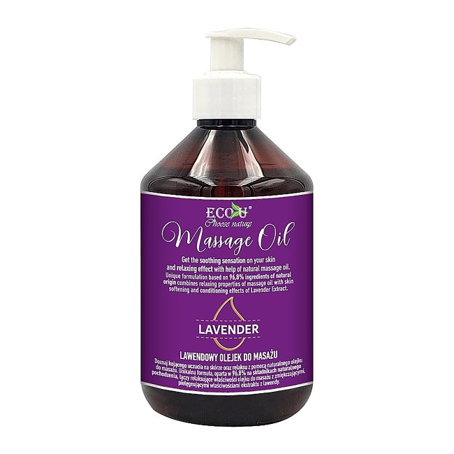 ECOU LAVENDER masažo aliejus, 500 ml