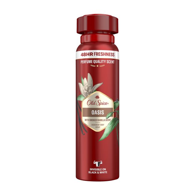 OLD SPICE OASIS 48HR FRESHNESS purškiamasis dezodorantas, 150 ml