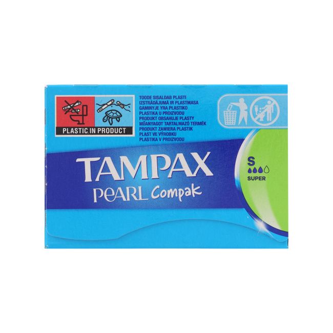 TAMPAX PEARL COMPAK SUPER tamponai (16 vnt.)