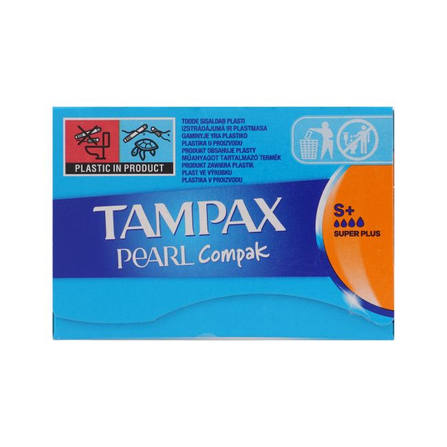 TAMPAX PEARL COMPAK SUPER PLUS tamponai (16 vnt.)