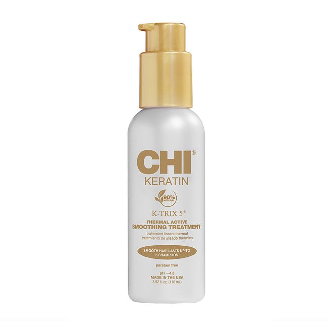 CHI KERATIN K-TRIX5 ilgalaikio poveikio plaukų tiesinimo priemonė, 116 ml