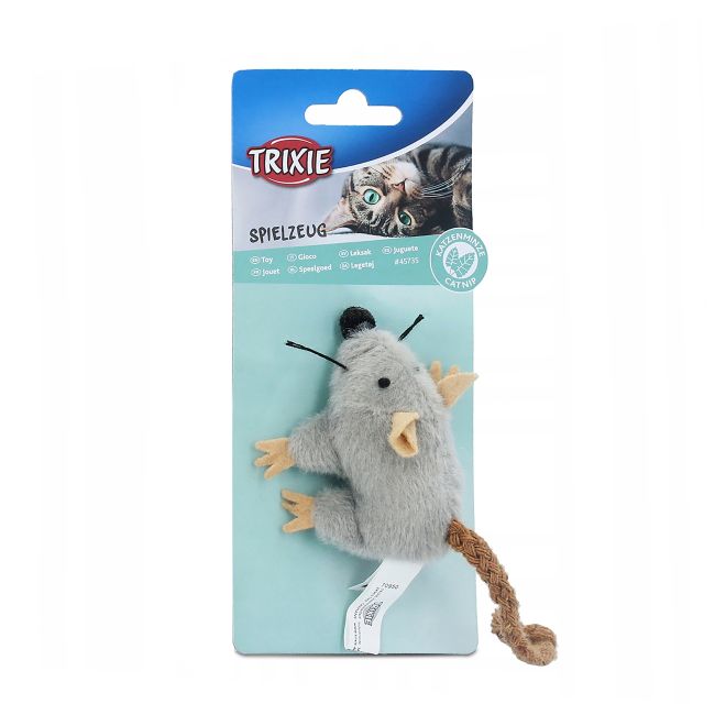 TRIXIE augintinių žaislas, pelė su katžole