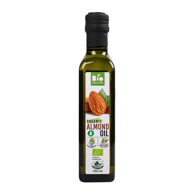 BIONATURALIS ekologiškas migdolų aliejus, 250 ml