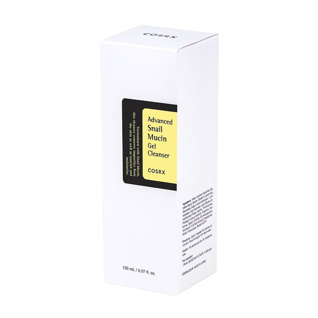 COSRX SNAIL MUCIN GEL veido prausiklis, 150 ml