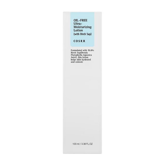 COSRX OIL FREE ULTRA MOISTURIZING veido losjonas, 100 ml