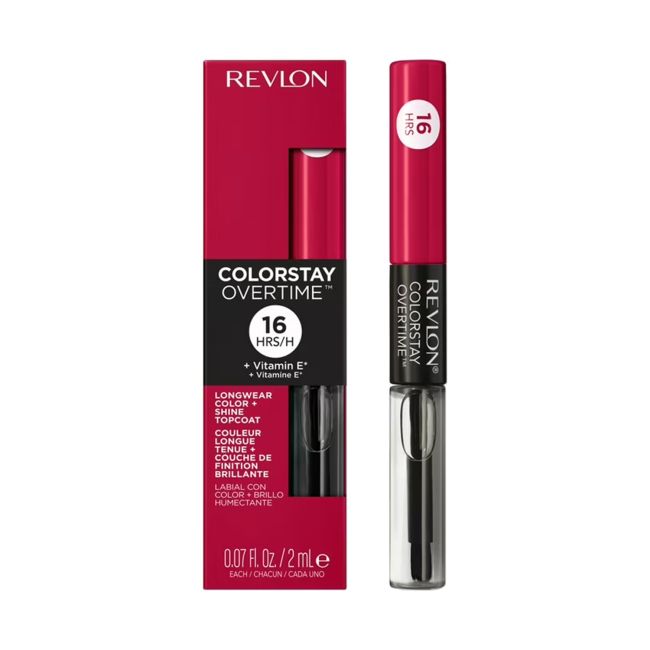 REVLON COLORSTAY OVERTIME lūpų dažai ir blizgis, 2 ml