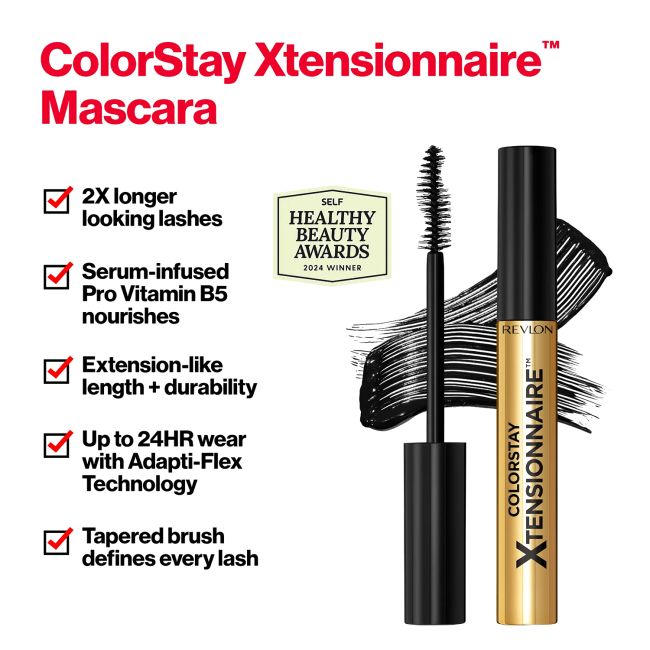 REVLON COLORSTAY XTENSIONNAIRE blakstienų tušas, 8 ml