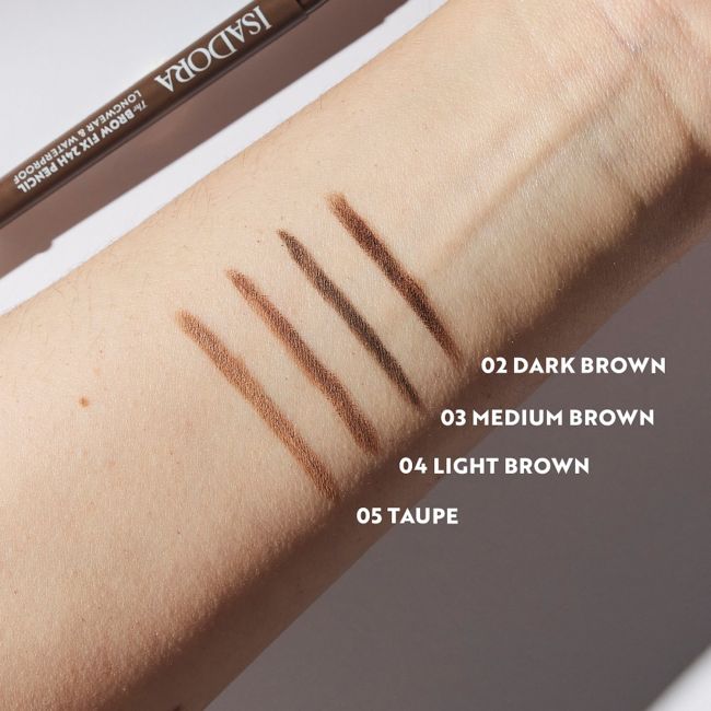ISADORA THE BROW FIX 24H LONGWEAR & WATERPROOF antakių pieštukas, 0,32 g