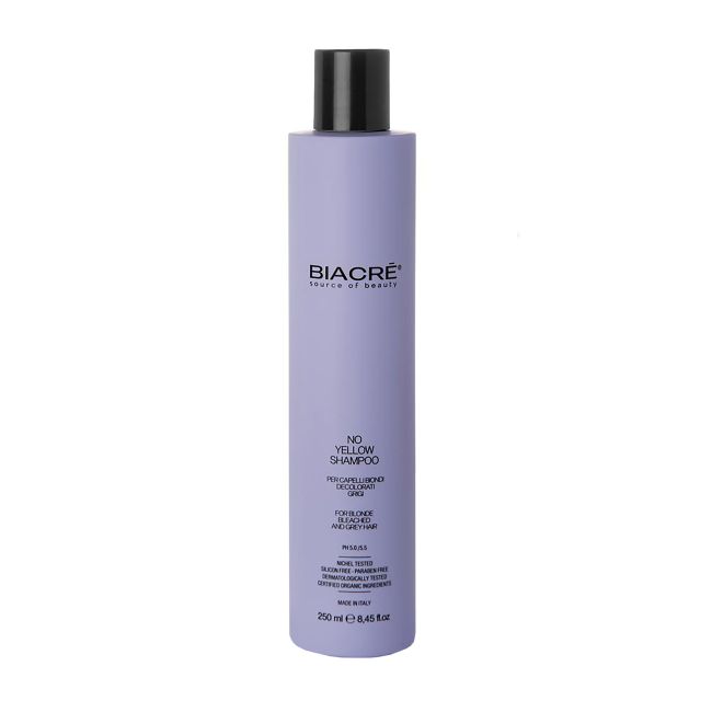 BIACRE' NO YELLOW plaukų šampūnas, 250 ml