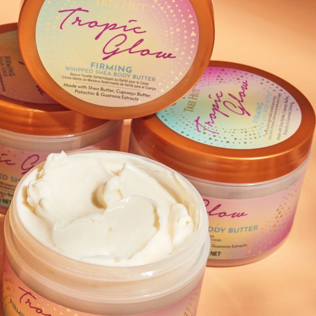 TREE HUT TROPIC GLOW FIRMING WHIPPED SHEA kūno sviestas, 240 g