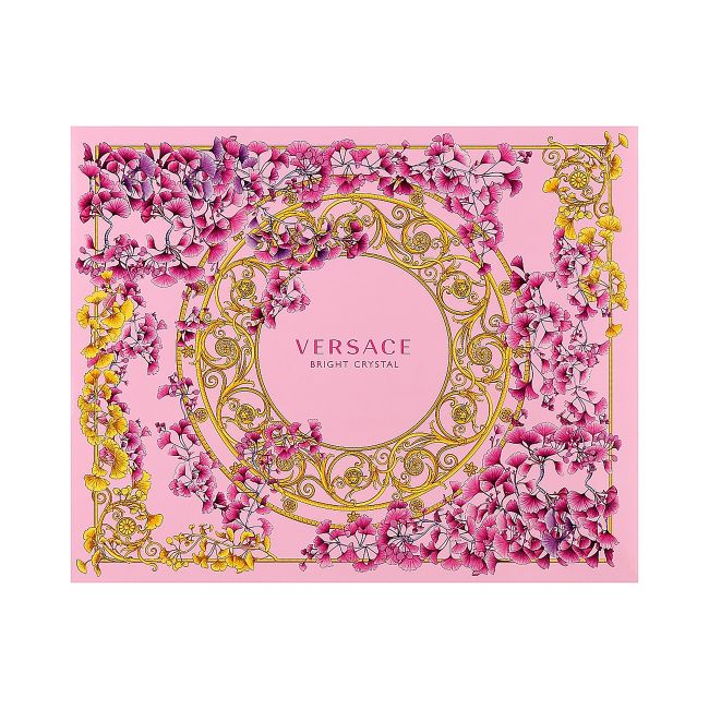 VERSACE BRIGHT CRYSTAL moterų kosmetikos rinkinys