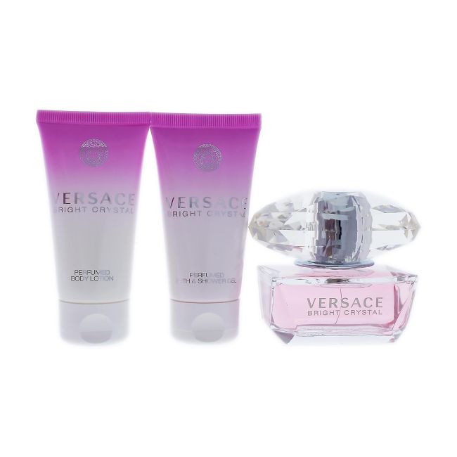 VERSACE BRIGHT CRYSTAL moterų kosmetikos rinkinys
