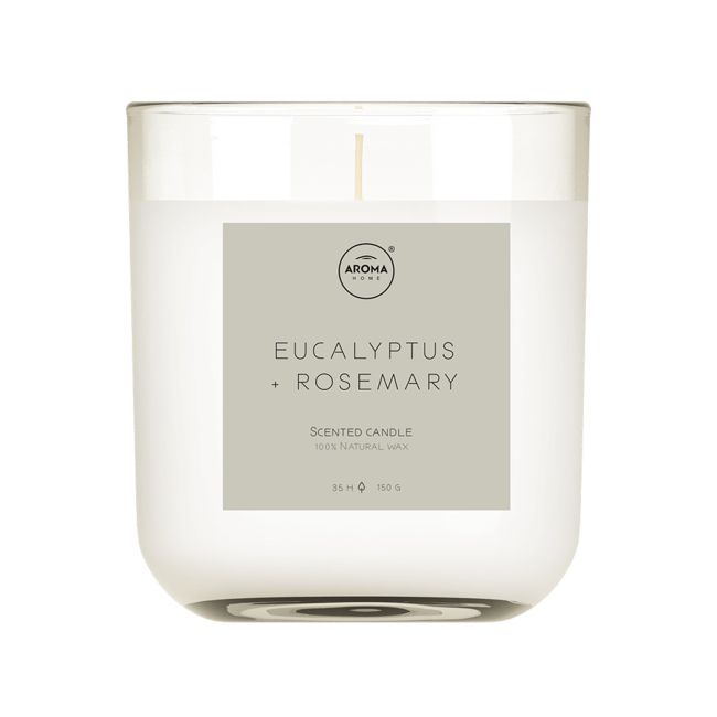 AROMA HOME SIMPLICITY ROSEMARY & EUCALYPTUS kvapni žvakė, 150 g