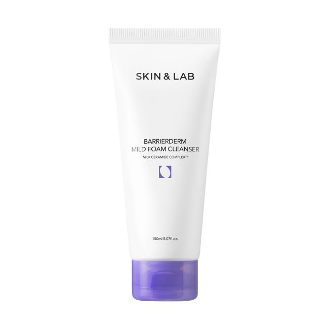 SKIN & LAB BARRIERDERM MILD valomosios veido putos, 150 ml