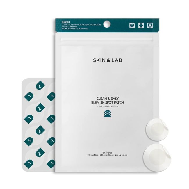 SKIN & LAB CLEAN & EASY BLEMISH veido odos dėmių pleistrai (54 vnt.)